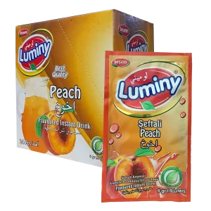Refresco en Polvo Luminy sabor Melocotón 9g (1,5 L) [24 unidades]