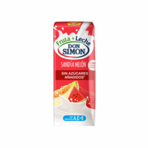Jugos Don Simón, Fruta + Leche, sabor Sandía Melón 200mL